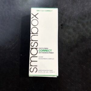 Smashbox Photo Finish Correct Anti-Redness Face Primer - 0.34oz NIB